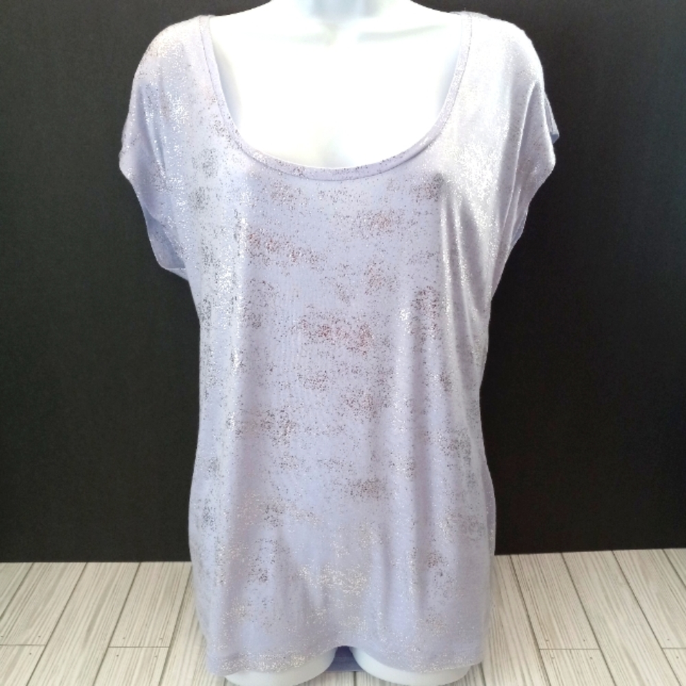 Jennifer Lopez Metallic Sparkly Tee